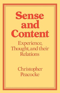 Enlarge image Cover: Sense and Content - Oxford University Press