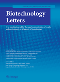 Abbildung von: Biotechnology Letters - Springer