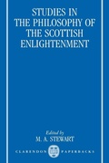 Cover: Studies in the Philosophy of the Scottish Enlightenment - Oxford University Press