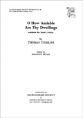 Cover: O how amiable are thy dwellings - Oxford University Press