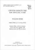 Cover: Civitas sancti tui (Bow thine ear, O Lord) - Oxford University Press