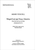 Cover: Magnificat and Nunc Dimittis from B flat service - Oxford University Press