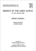 Cover: Rejoice in the Lord alway - Oxford University Press
