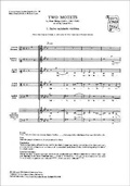 Cover: Two Motets - Oxford University Press