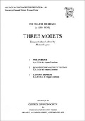 Cover: Three Motets - Oxford University Press