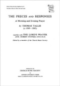 Cover: Preces and Responses - Oxford University Press