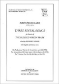 Cover: Three Festal Songs - Oxford University Press