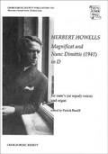 Cover: Magnificat and Nunc Dimittis in D (1941) - Oxford University Press