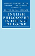 Cover: English Philosophy in the Age of Locke - Oxford University Press