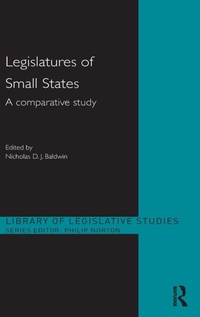 Enlarge image Cover: Legislatures of Small States - Routledge