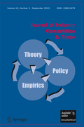Bild: Journal of Industry, Competition and Trade - Springer