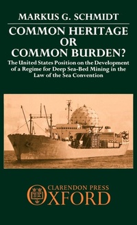 Bild: Common Heritage or Common Burden? - Oxford University Press