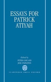 Enlarge image Cover: Essays for Patrick Atiyah - Clarendon Press