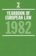 Cover: Yearbook of European Law 1982 - Clarendon Press