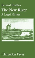 Cover: The New River: A Legal History - Oxford University Press