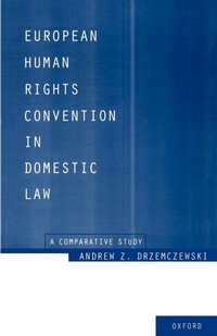 Abbildung von: European Human Rights Convention in Domestic Law - Oxford University Press
