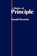 Cover: A Matter of Principle - Oxford University Press