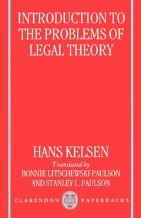 Enlarge image Cover: Introduction to the Problems of Legal Theory - Clarendon Press