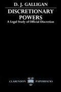 Cover: Discretionary Powers - Clarendon Press