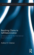 Cover: Resolving Claims to Self-Determination - Routledge