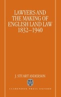 Bild: Lawyers and the Making of English Land Law 1832-1940 - Clarendon Press