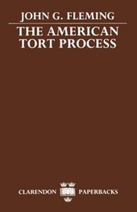 Enlarge image Cover: The American Tort Process - Clarendon Press