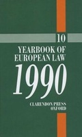 Cover: Year Book of European Law 1990 - Clarendon Press