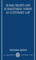 Cover: Human Rights and Humanitarian Norms as Customary Law - Clarendon Press