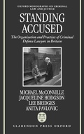 Cover: Standing Accused - Clarendon Press