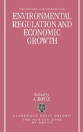 Cover: Environmental Regulation and Economic Growth - Oxford University Press