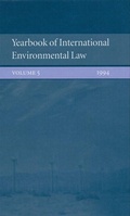 Cover: Yearbook of International Environmental Law 1994 - Clarendon Press