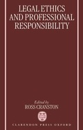 Cover: Legal Ethics and Professional Responsibility - Oxford University Press