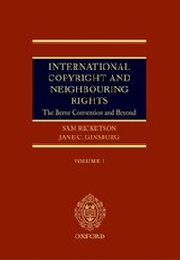 Enlarge image Cover: International Copyright and Neighbouring Rights - Oxford University Press