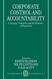 Enlarge image Cover: Corporate Control and Accountability - Clarendon Press