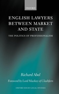 Cover: English Lawyers between Market and State - Oxford University Press