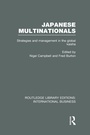 Cover: Japanese Multinationals (RLE International Business) - Routledge