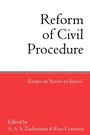 Cover: The Reform of Civil Procedure - Oxford University Press