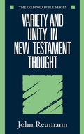 Cover: Variety and Unity in New Testament Thought - Oxford University Press