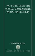 Cover: Holy Scripture in the Qumran Commentaries and Pauline Letters - Clarendon Press