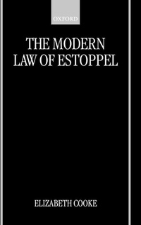 Abbildung von: The Modern Law of Estoppel - Oxford University Press