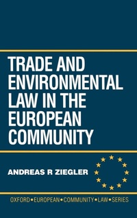 Bild: Trade and Environment Law in the European Community - Clarendon Press