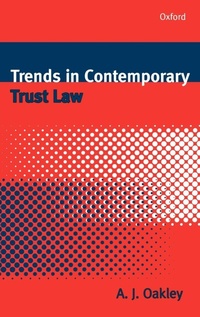 Abbildung von: Trends in Contemporary Trust Law - Oxford University Press