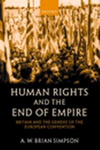 Enlarge image Cover: Human Rights and the End of Empire - Oxford University Press