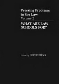 Enlarge image Cover: What are Law Schools For? - Oxford University Press