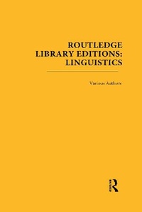 Enlarge image Cover: Routledge Library Editions: Linguistics - Routledge