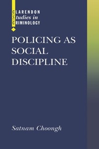 Abbildung von: Policing as Social Discipline - Clarendon Press