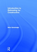 Cover: Introduction to Estimating for Construction - Routledge