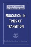 Cover: World Yearbook of Education 2000 - Routledge Falmer