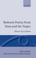 Cover: Bedouin Poetry from Sinai and the Negev - Clarendon Press