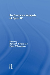 Enlarge image Cover: Performance Analysis of Sport IX - Routledge